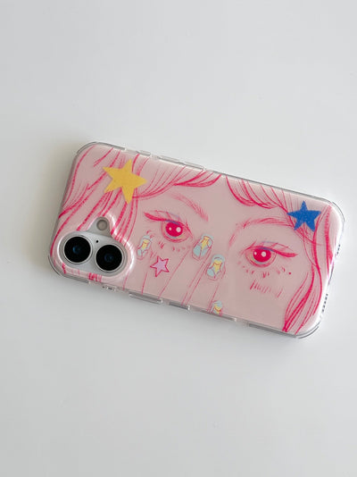 dreamy eyes phone case
