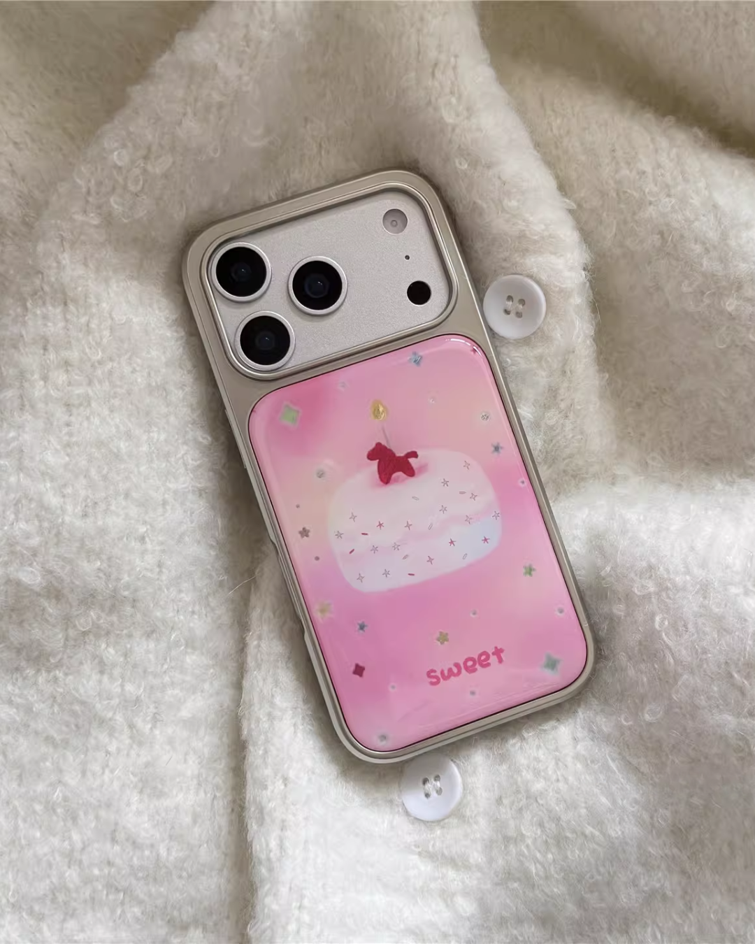 birthday donut phone case