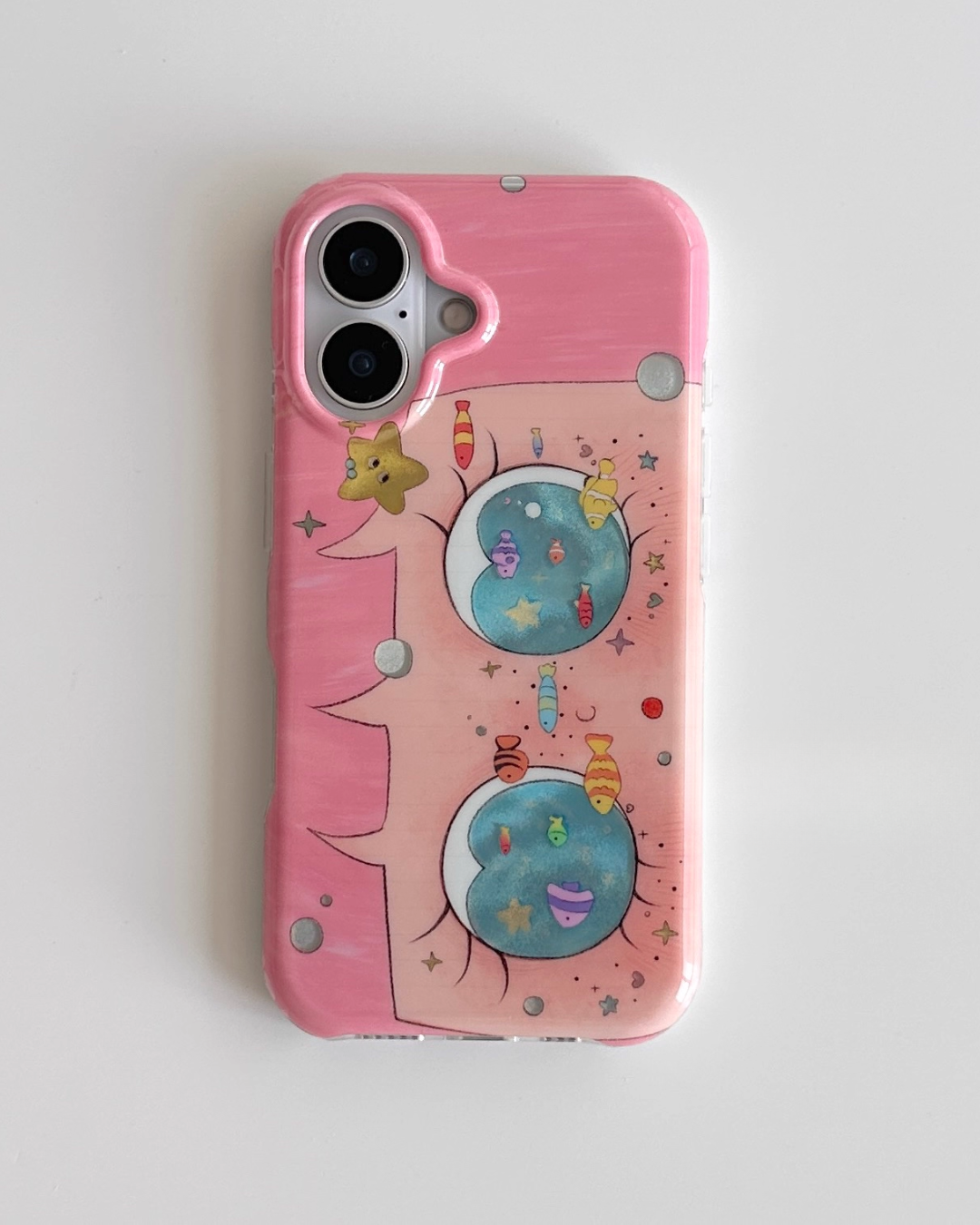 pink aquarium dream phone case