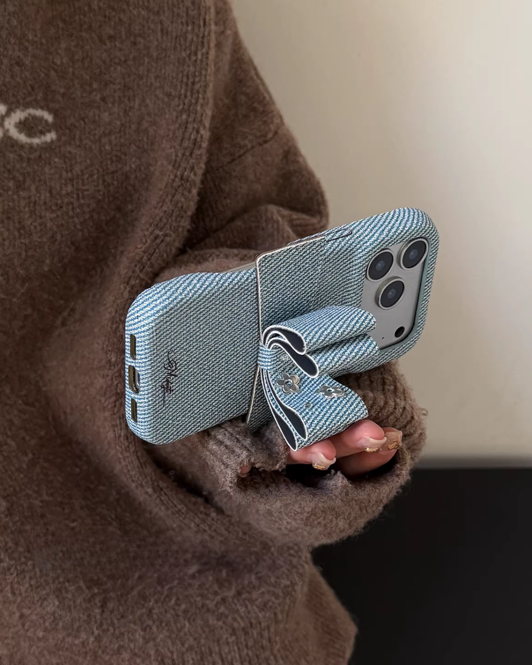 flower bow phone case