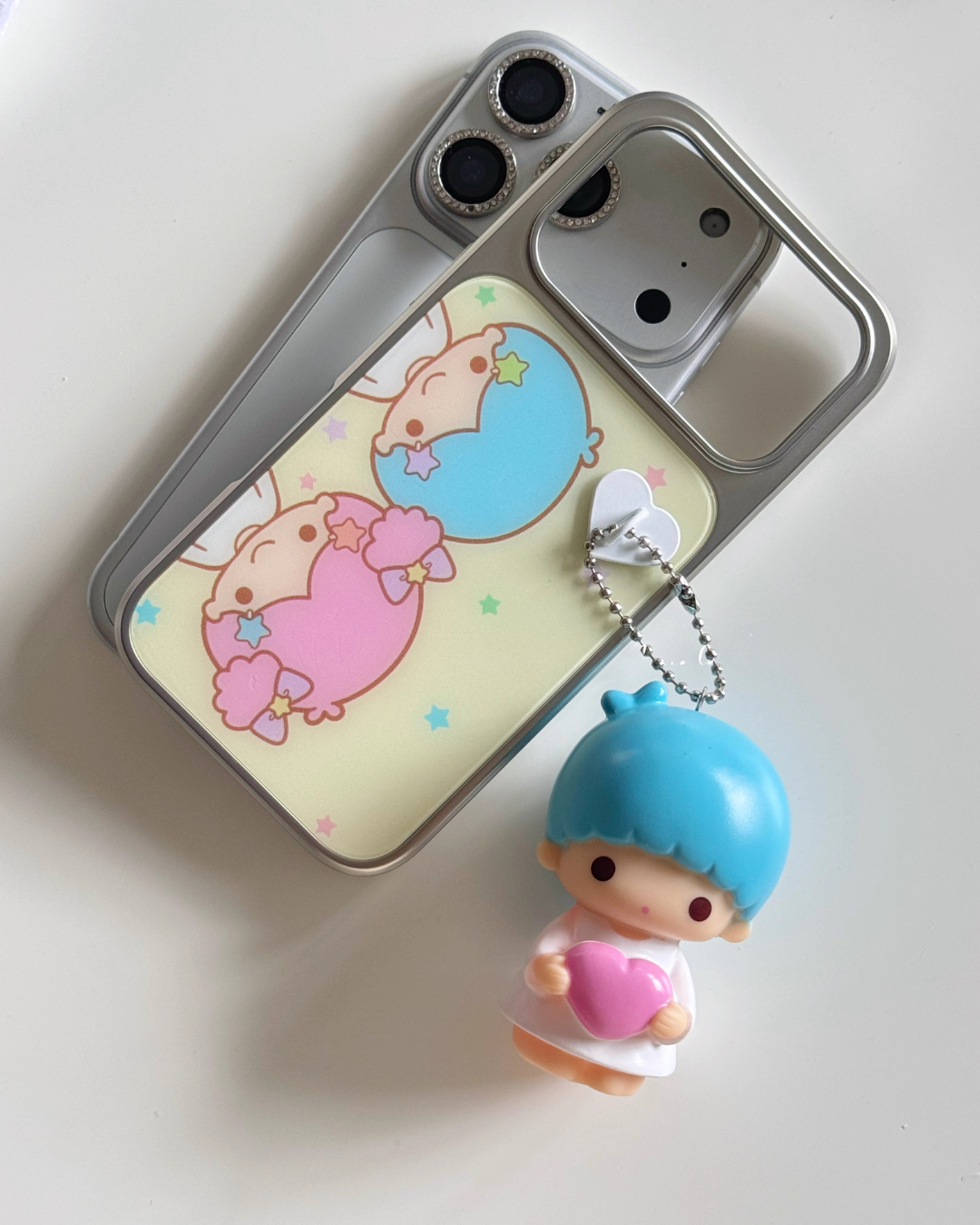 creamy yellow twins iphone case