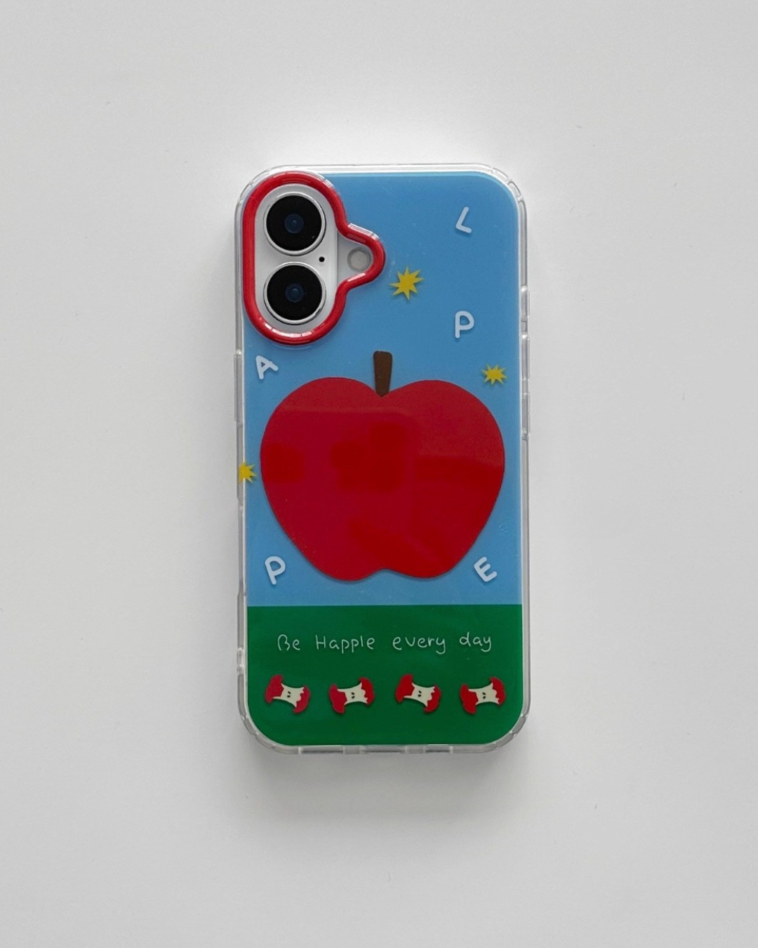 blue apple phone case