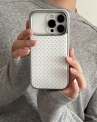 mini polka phone case