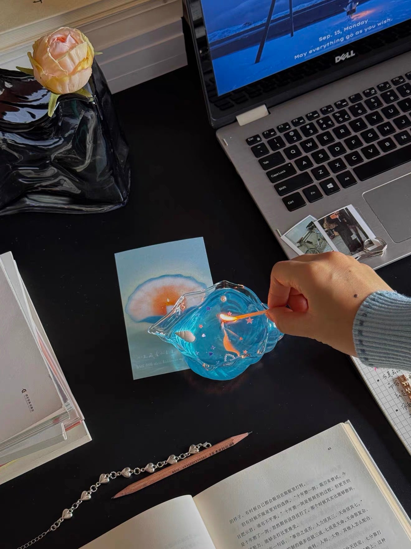 seashell candle 🕯️