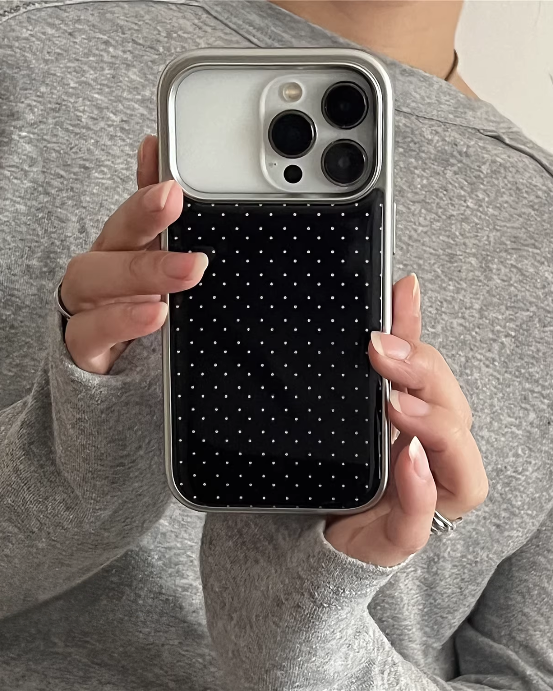 mini polka phone case