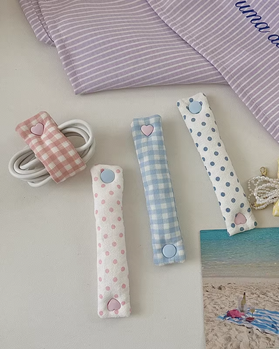 plaid cable organizer