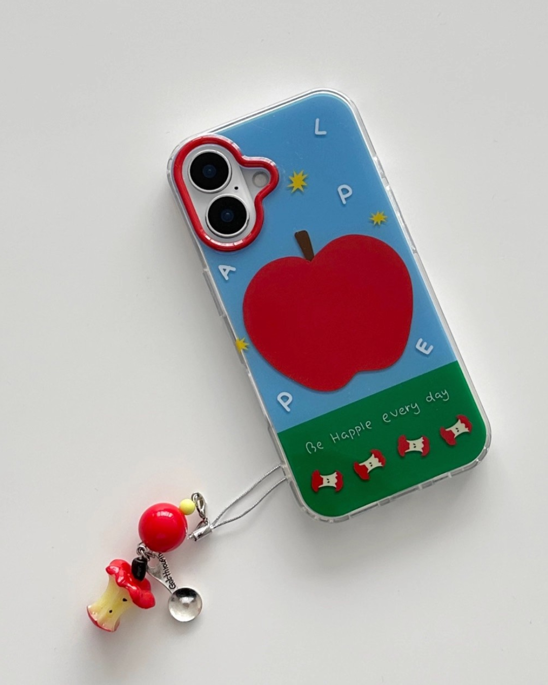 blue apple phone case