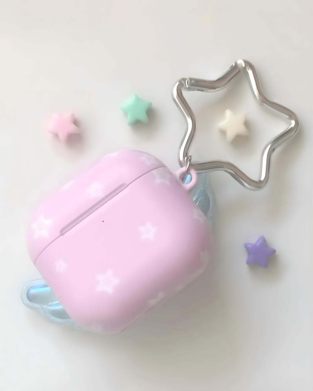 pink angel airpods case