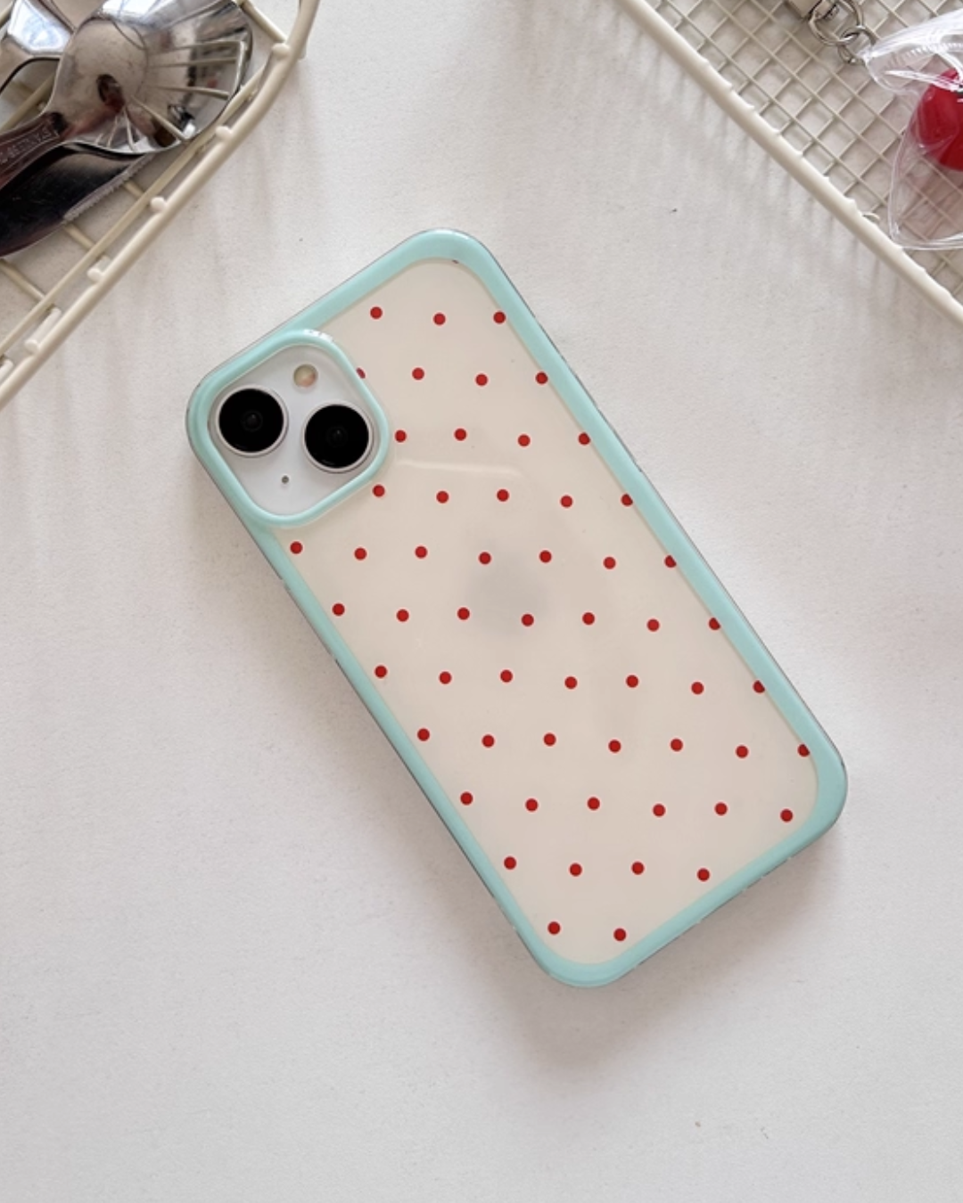 polka dots iphone case
