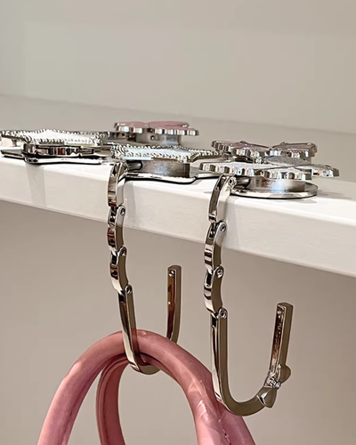 glitter butterfly and star hook for bags