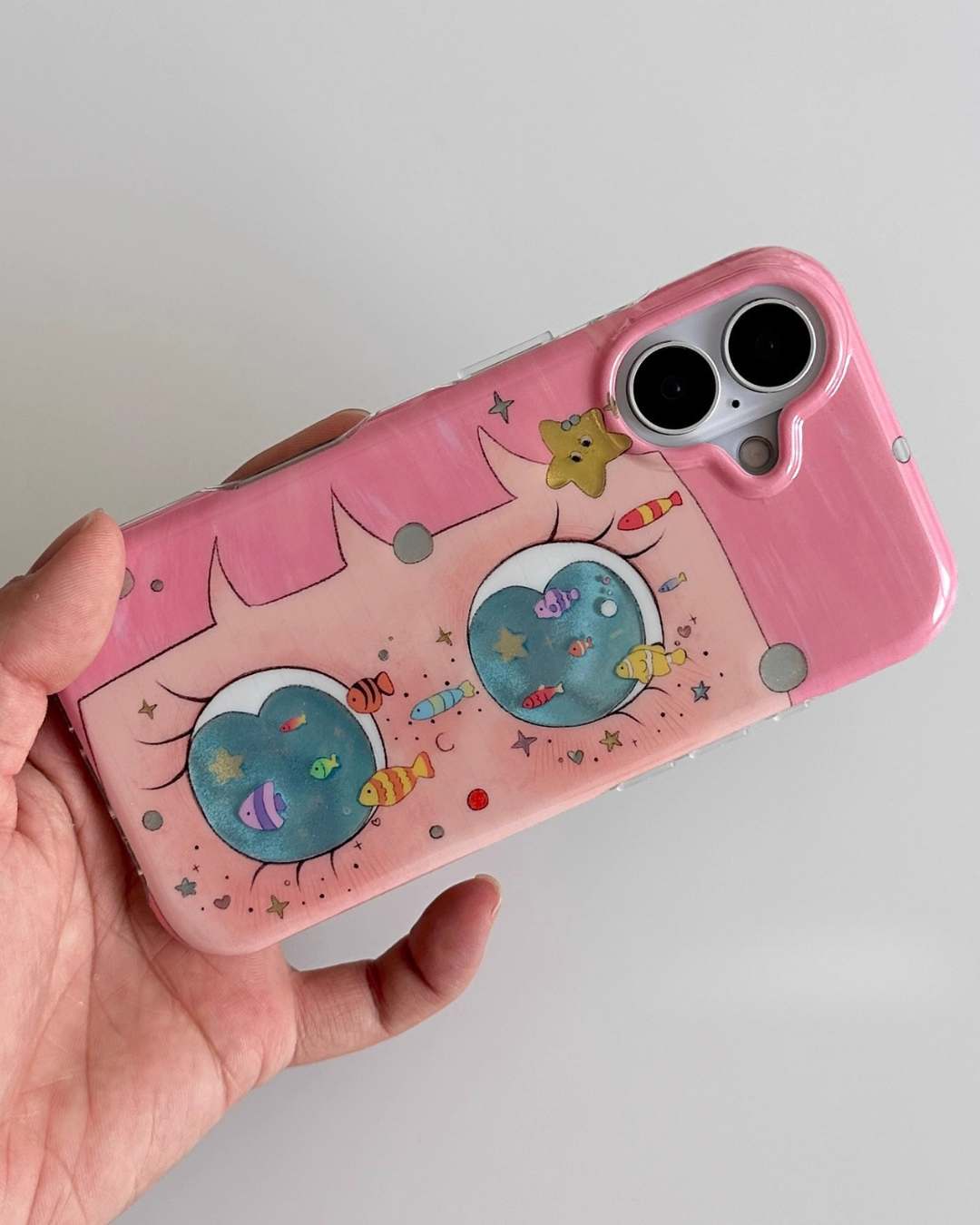 pink aquarium dream phone case