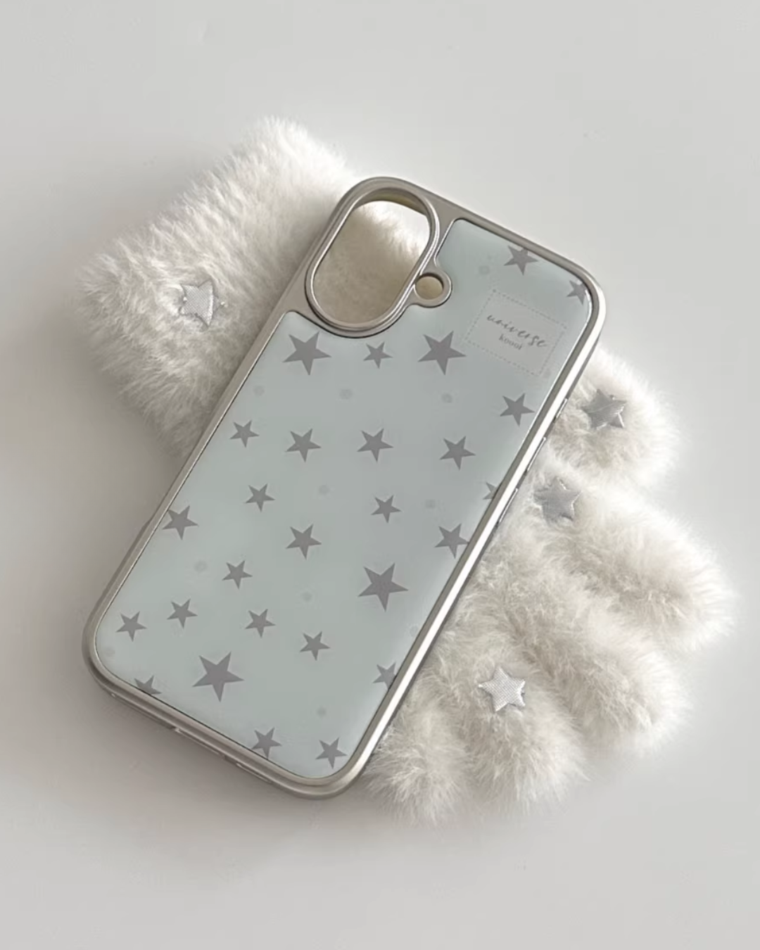 silver stars phone case