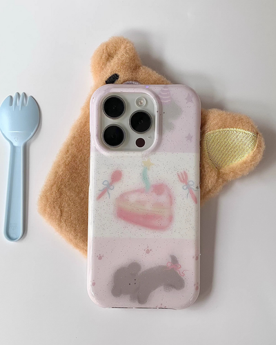strawberry cake phone case
