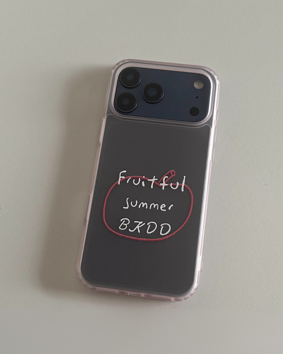 pink fruitful summer phone case