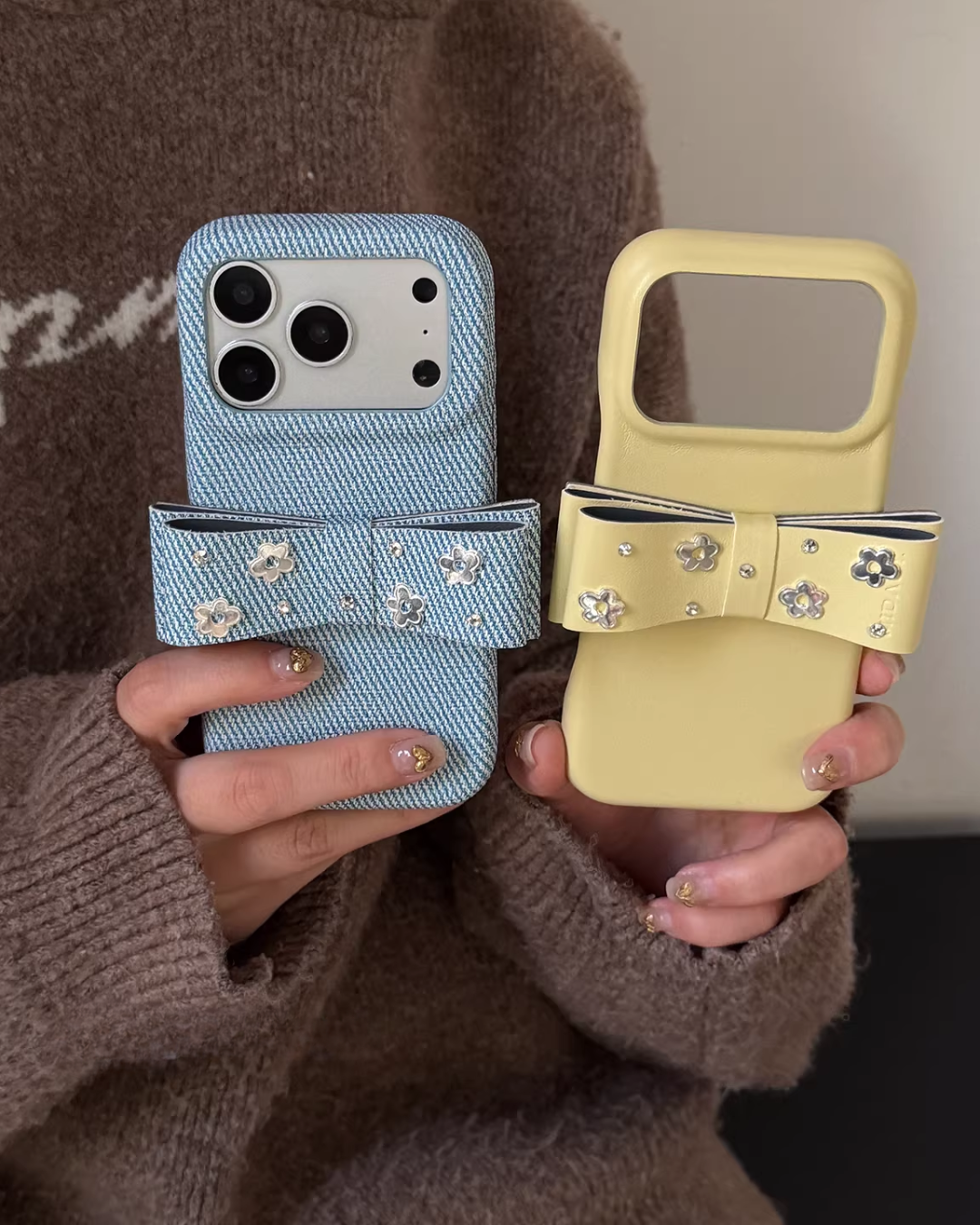 flower bow phone case