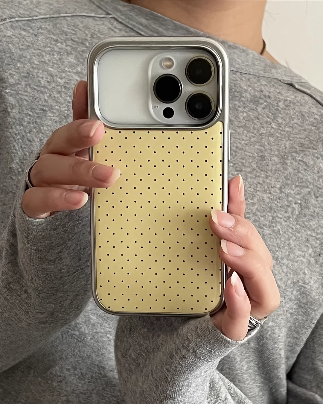 mini polka phone case