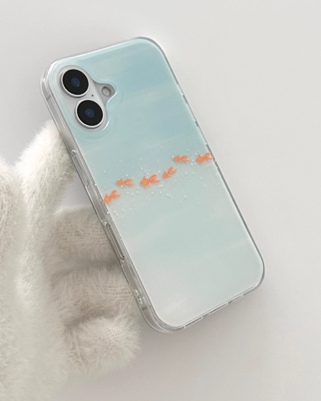 swim goldfish phone case