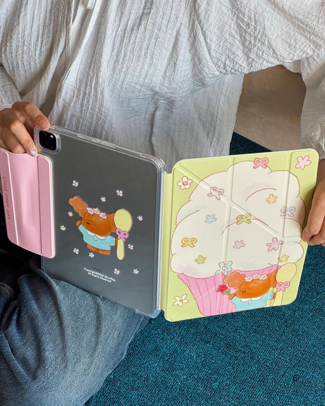 cloud cream cake ipad case