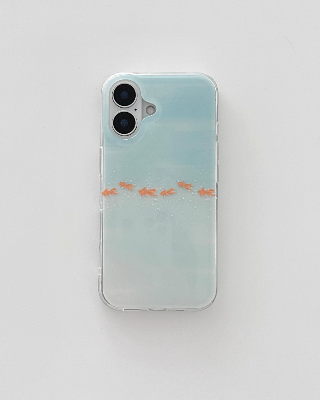 swim goldfish phone case