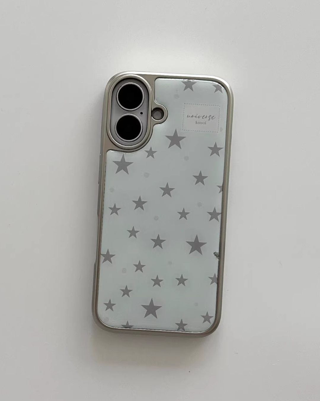 silver stars phone case