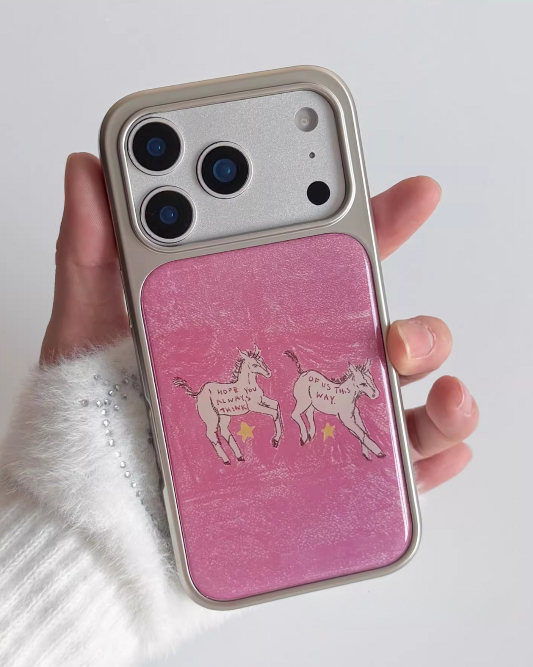 pink pony phone case