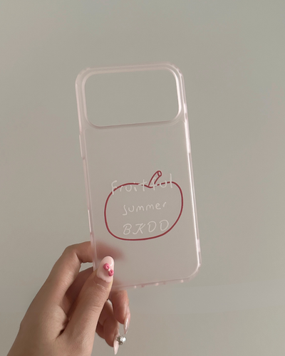 pink fruitful summer phone case