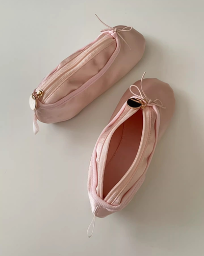 ballerina shoe pencil case / pouch