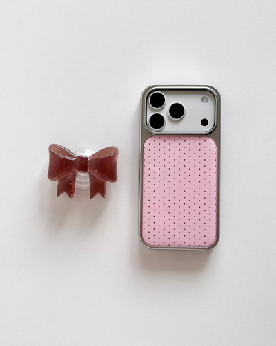 bowknot polka iphone case