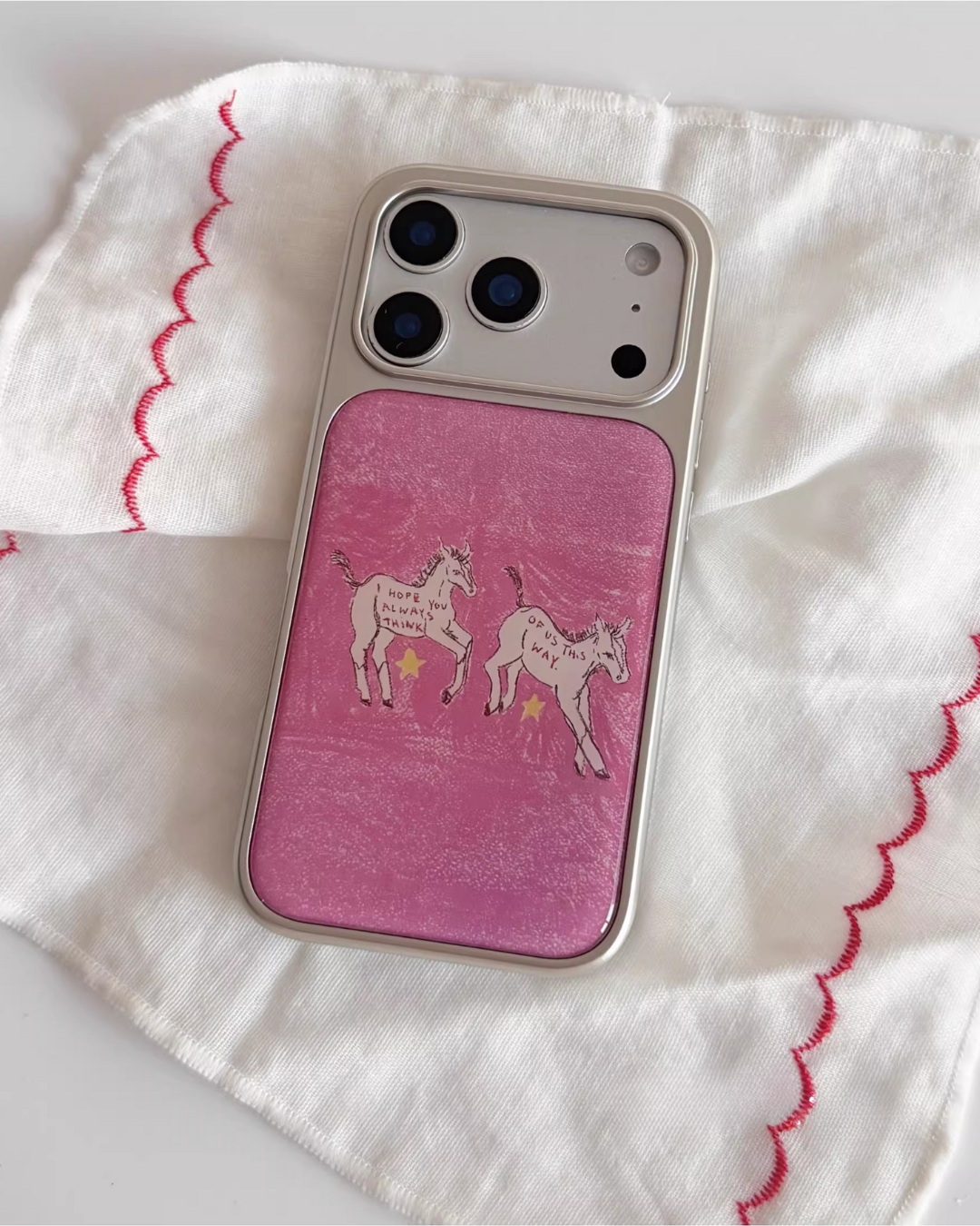 pink pony phone case