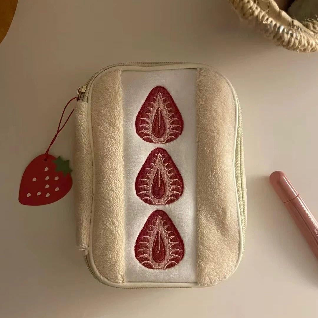 strawberry sando pouch bag