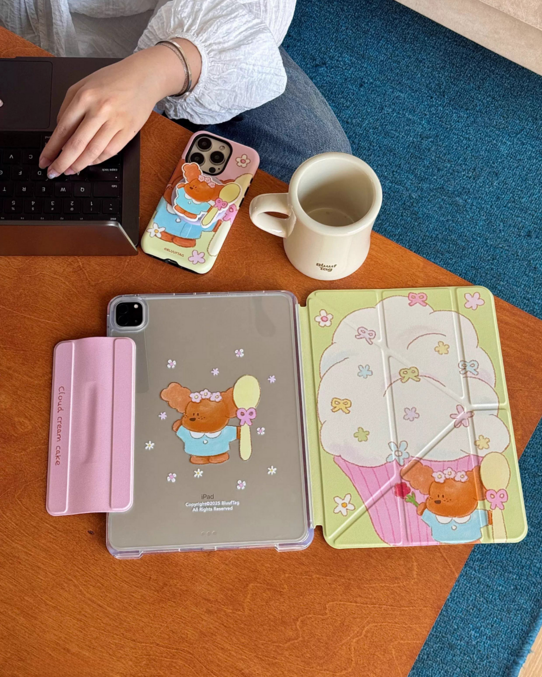 cloud cream cake ipad case