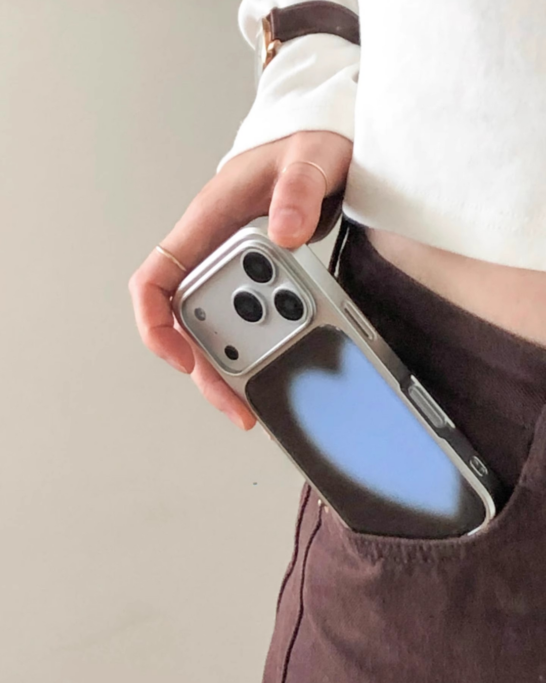 heart aura phone case