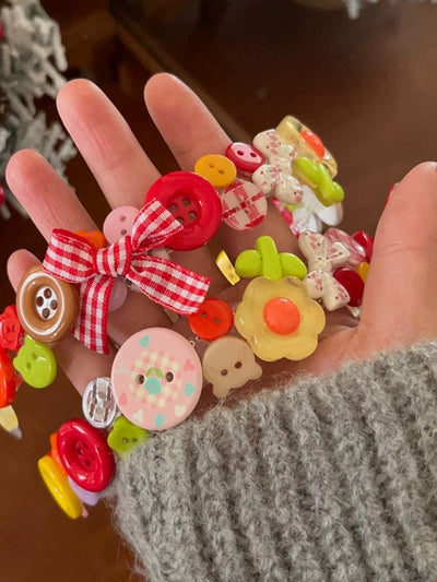 cute as a button headband