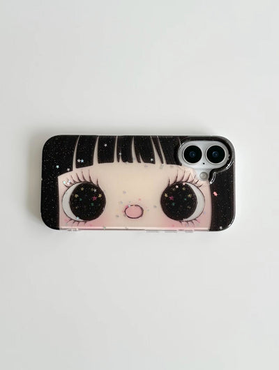 glittery eye phone case collection