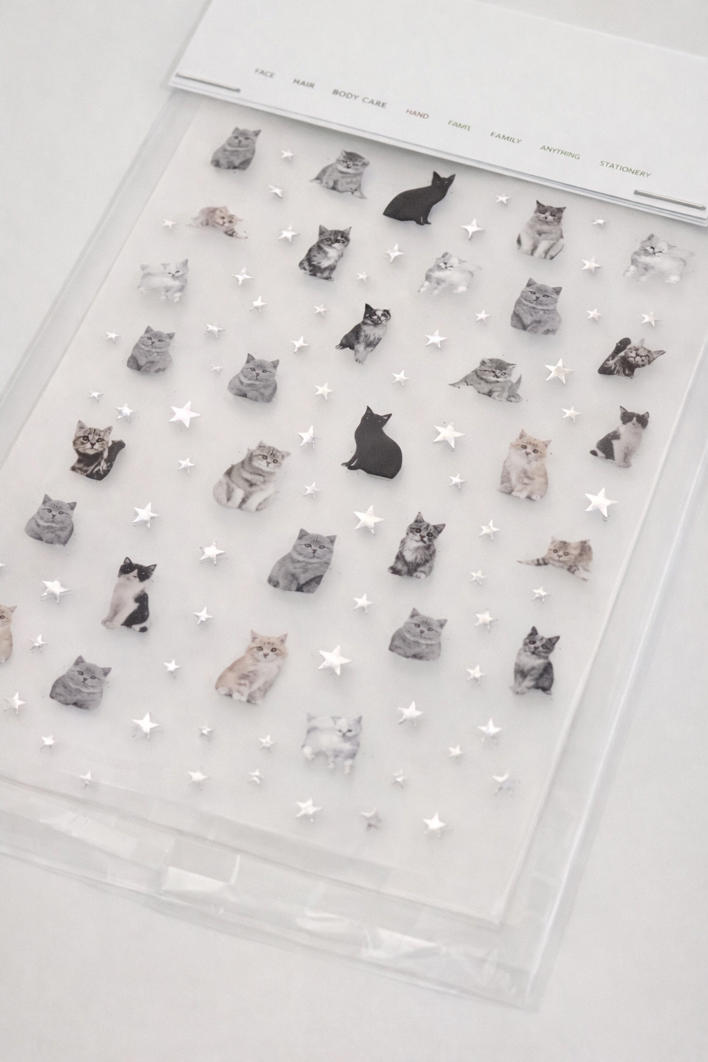 stardust cat sticker + lens protector