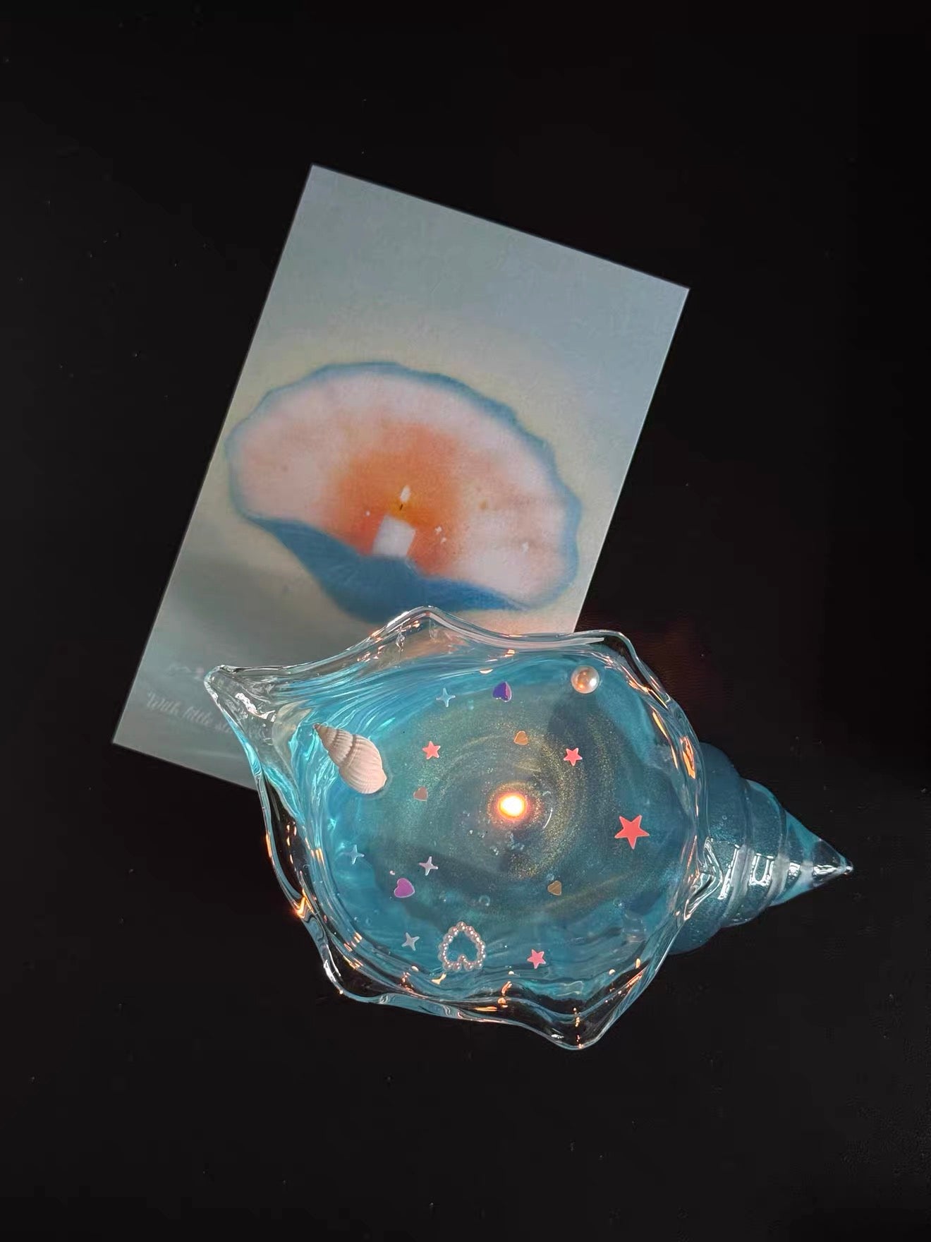 seashell candle 🕯️