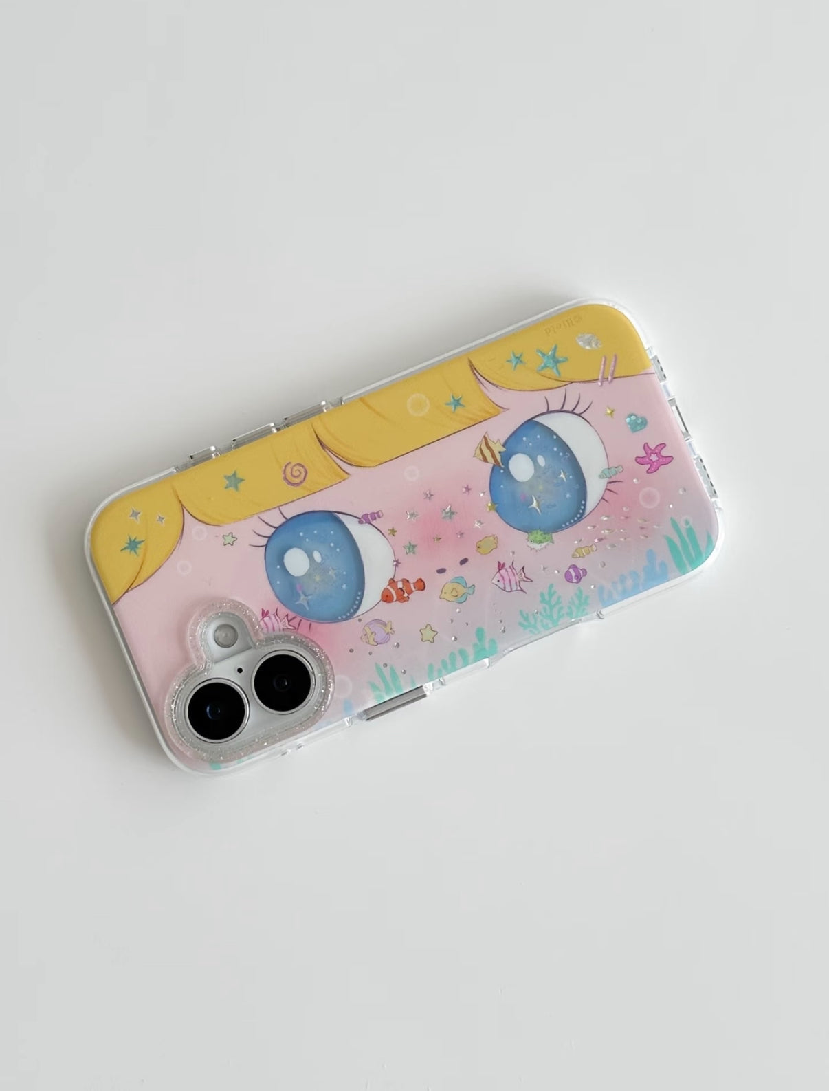 glittery eye phone case collection