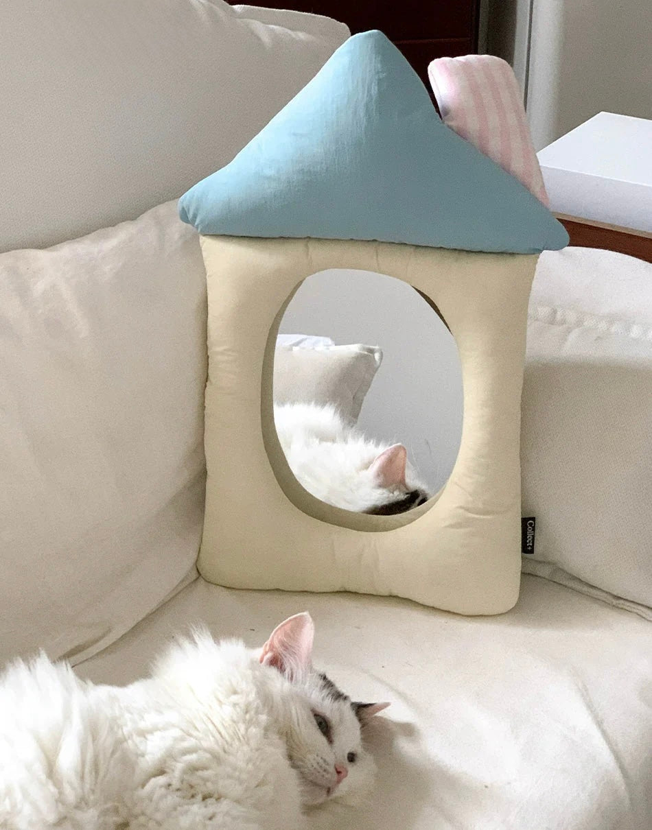 puffer little house mirror