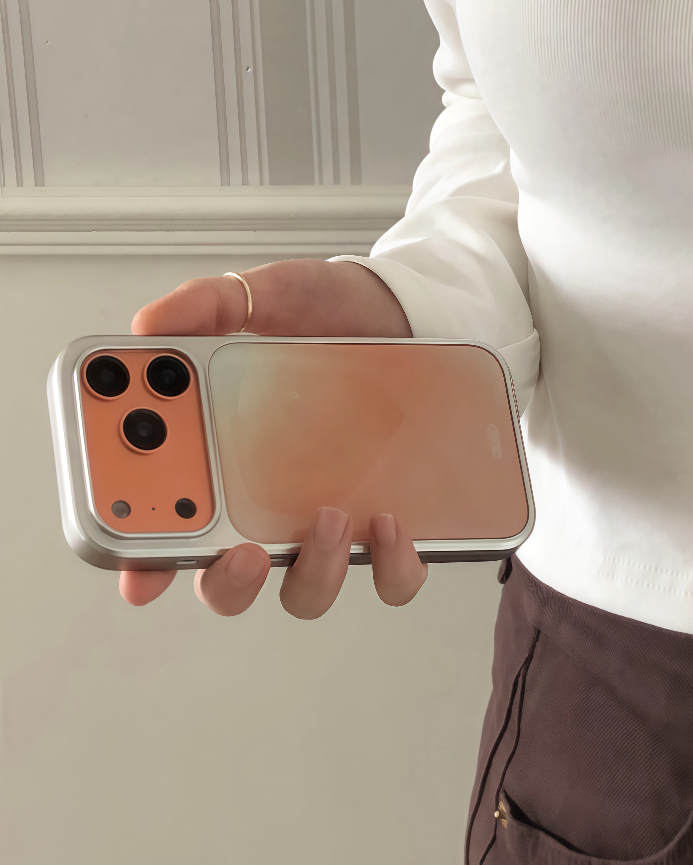 gradient aura phone case