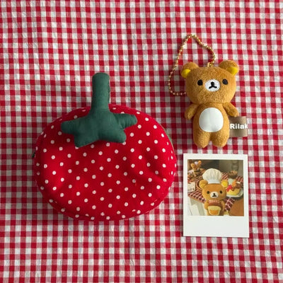 polka tomato pouch 🍅✨