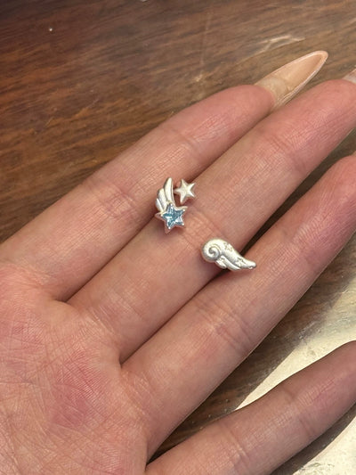 angel wing star ring
