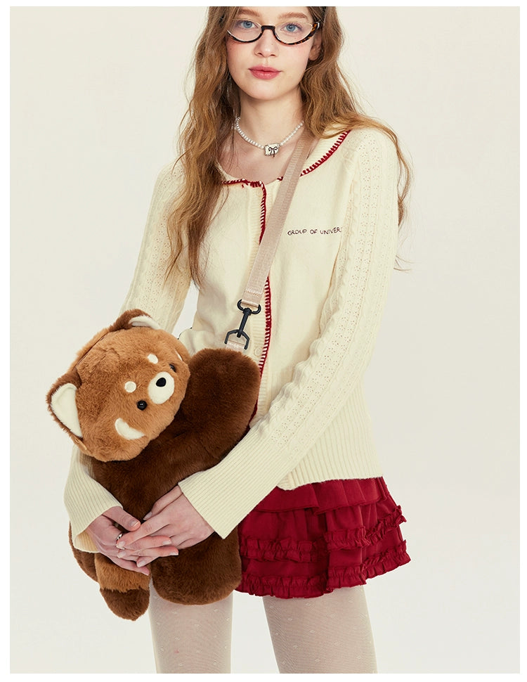 teddy bear cuddles bag