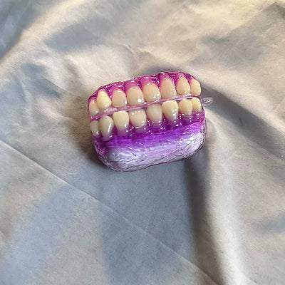 purple smile airpods case