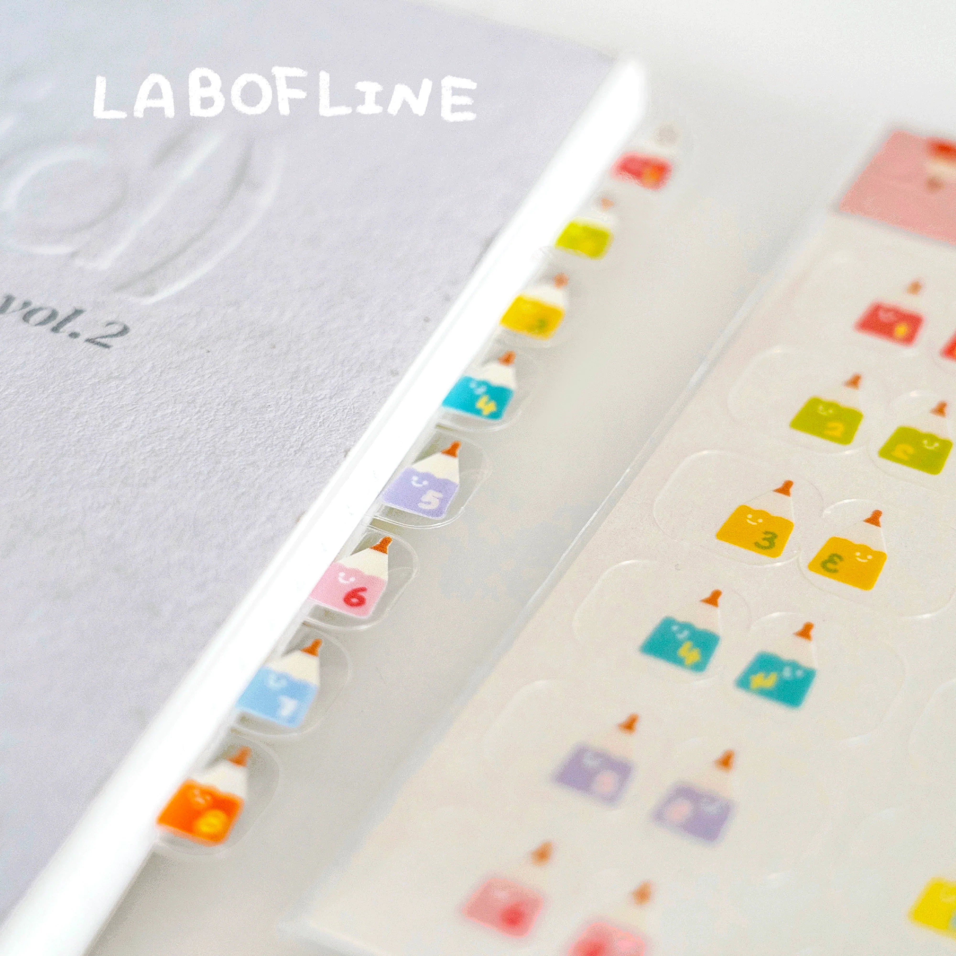 mini bookmark sticker