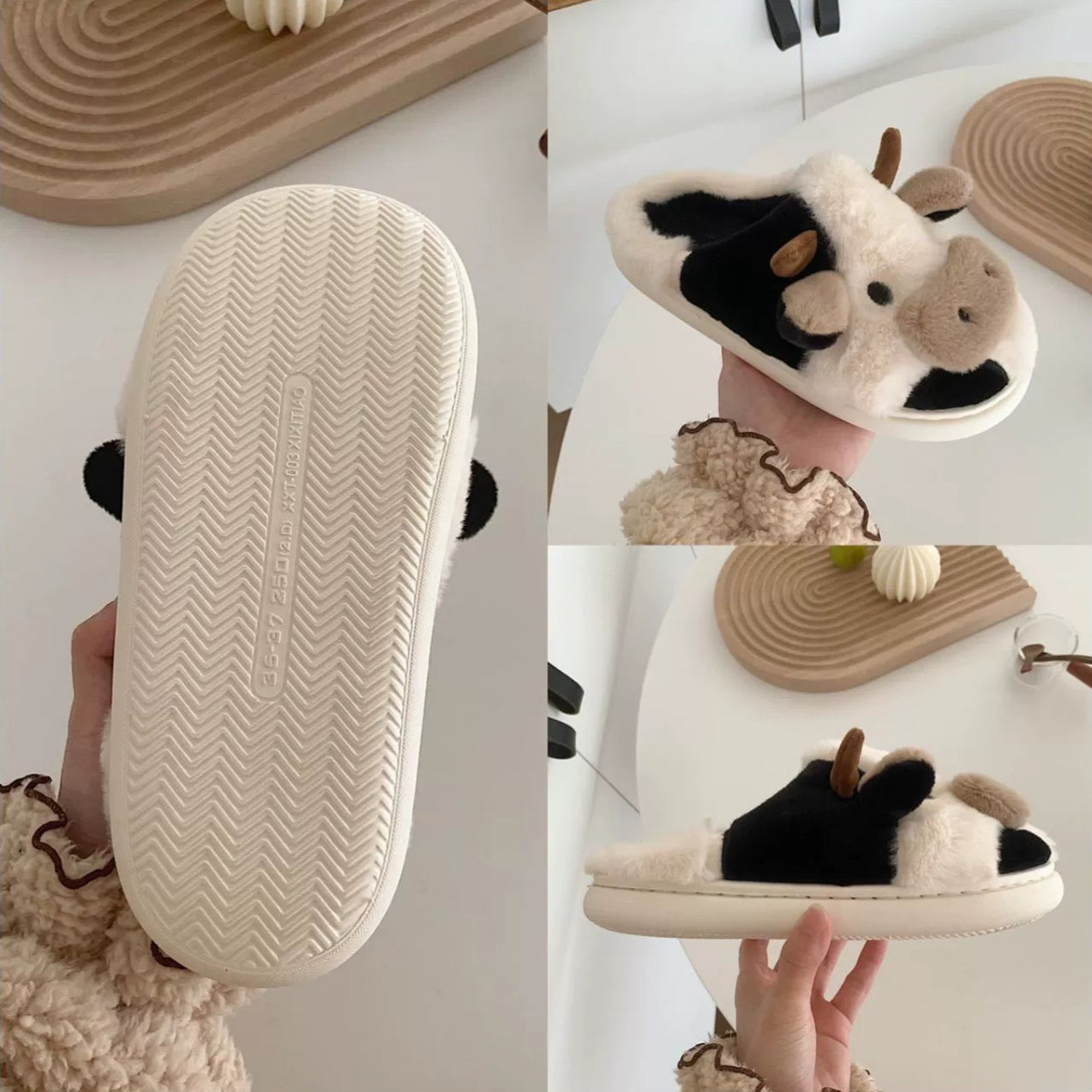 cow slippers