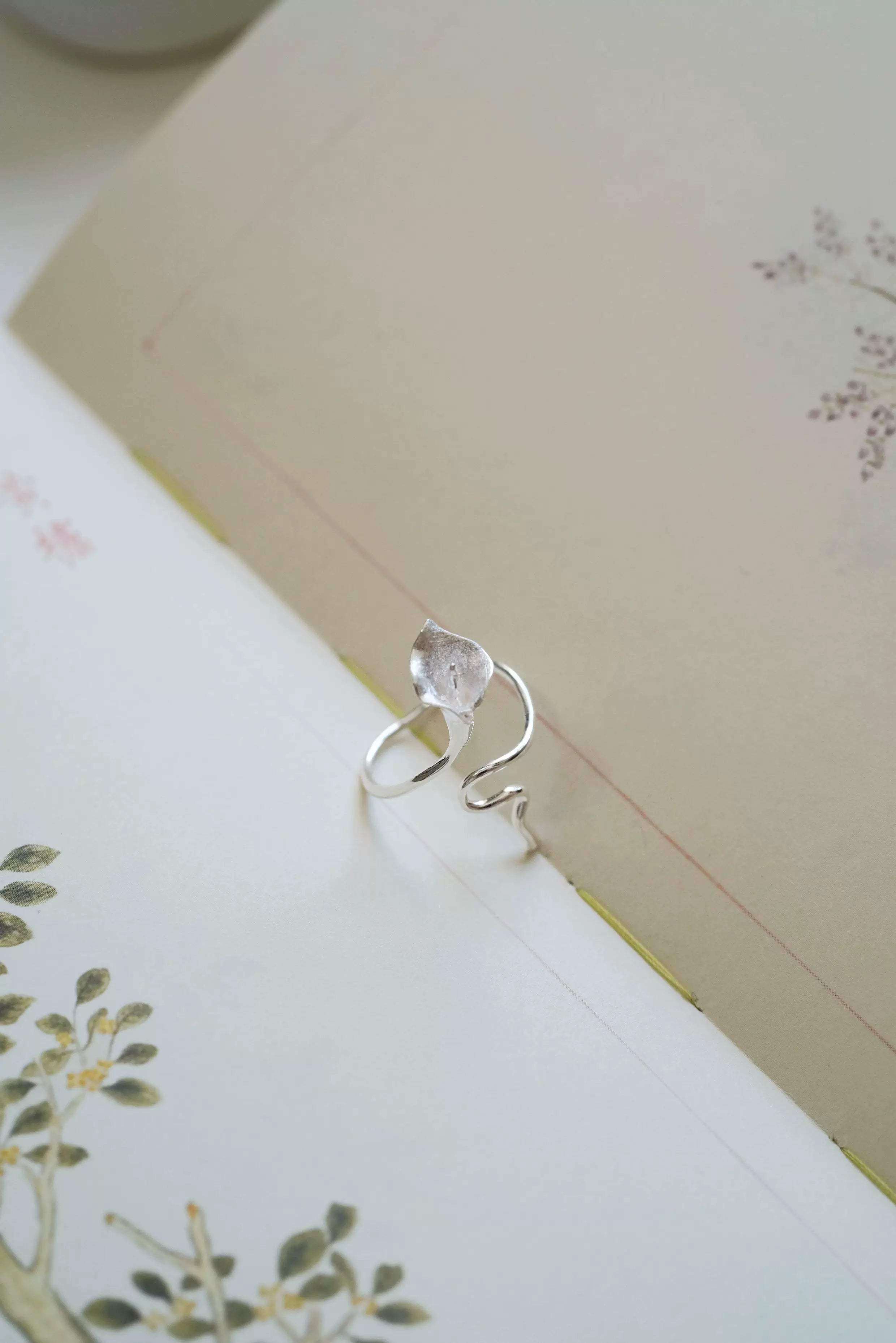 calla lily ring