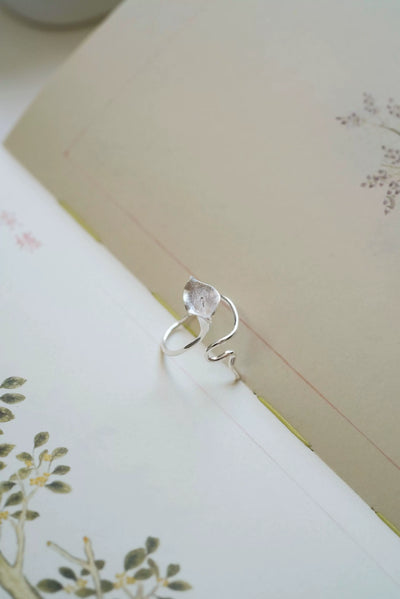 calla lily ring