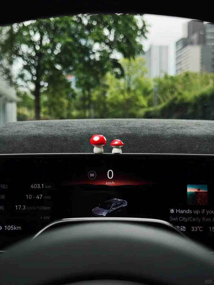 mini mushroom ornament