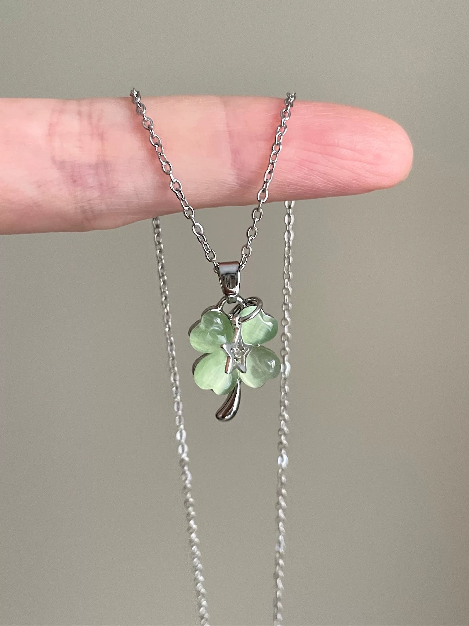 lucky clover necklace 🍀