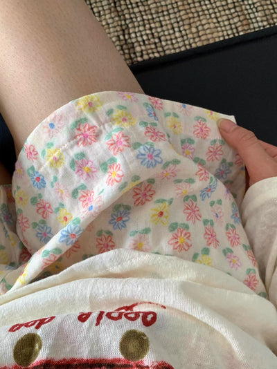 daisy floral shorts